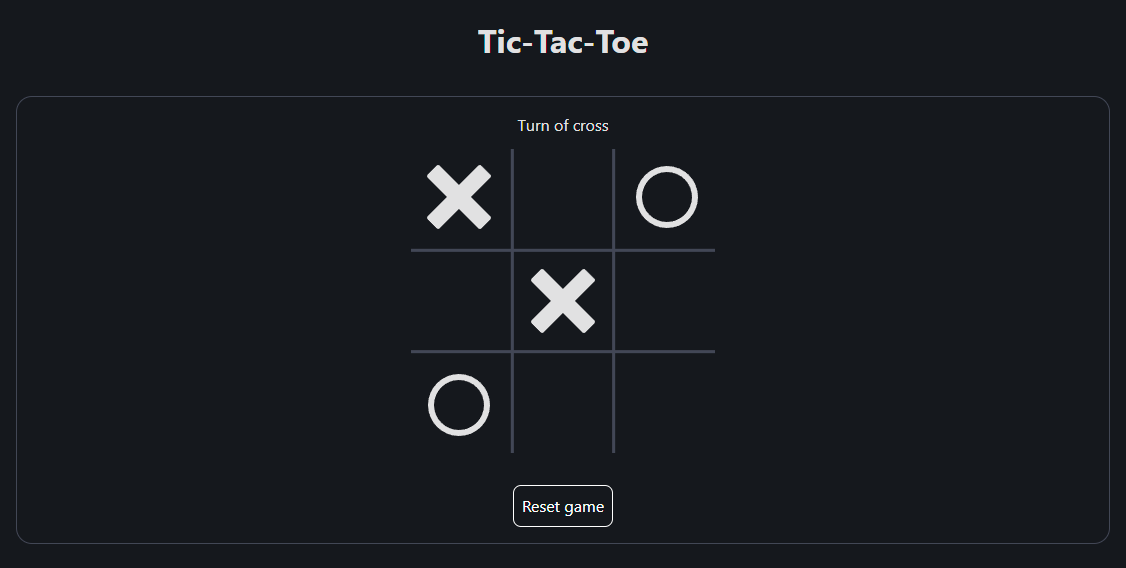 GitHub - Jvillegasl/react-tic-tac-toe: React App: Tic Tac Toe